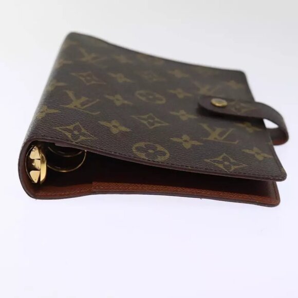 LOUIS VUITTON Monogram Agenda MM Day Planner Cover R20105 LV Auth 75037 - Picture 5 of 15